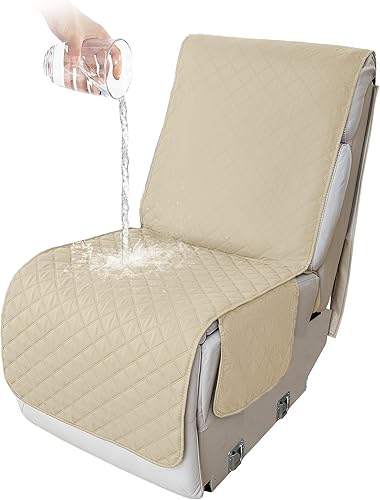 Miniatura 43 de HDCAXKJ 100% Fundas impermeables para sofá seccional reclinable en forma de L, funda de sofá reclinable acolchada lavable, fundas de esquina para