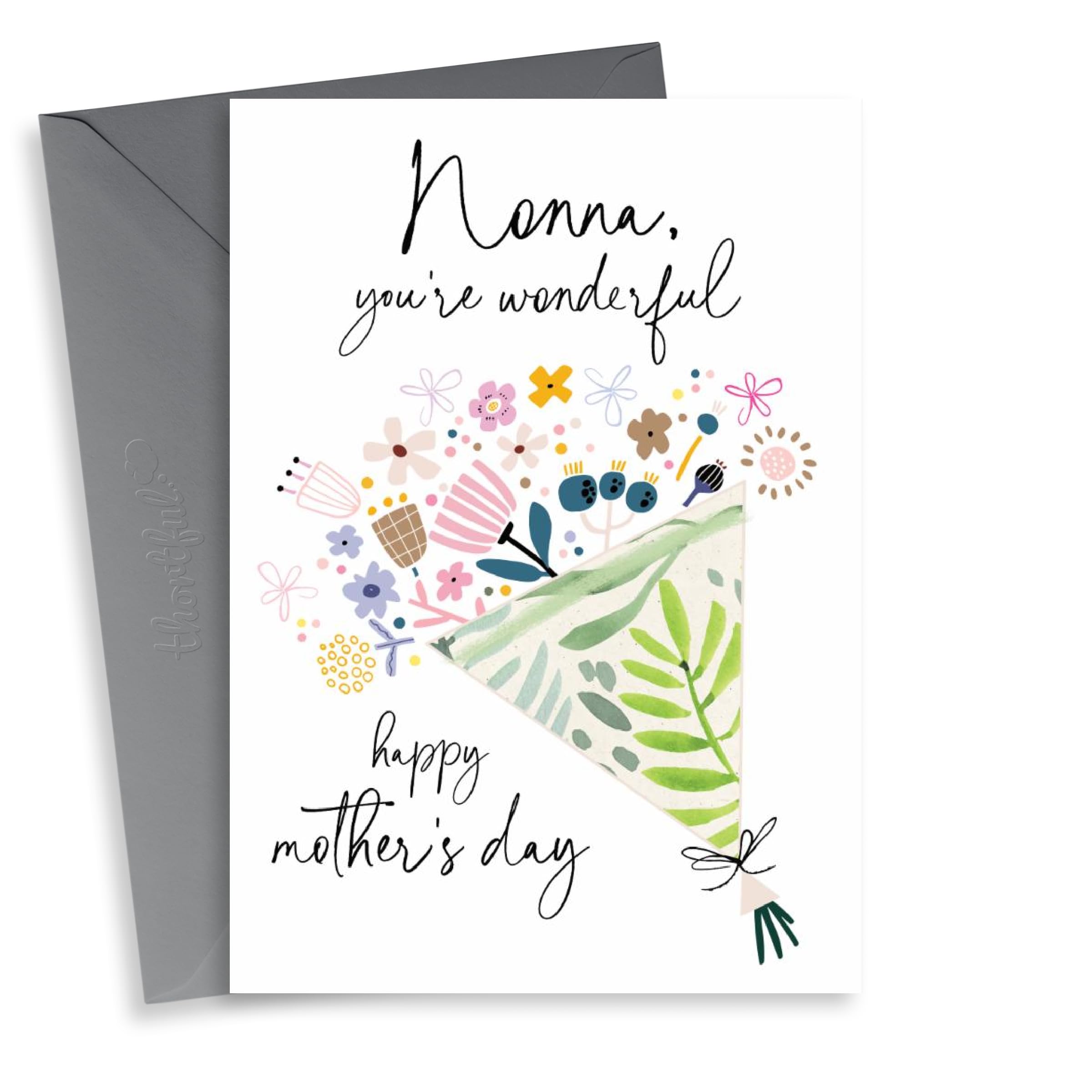 Traditional Mother's Day Card - Nonna - Floral Bouquet