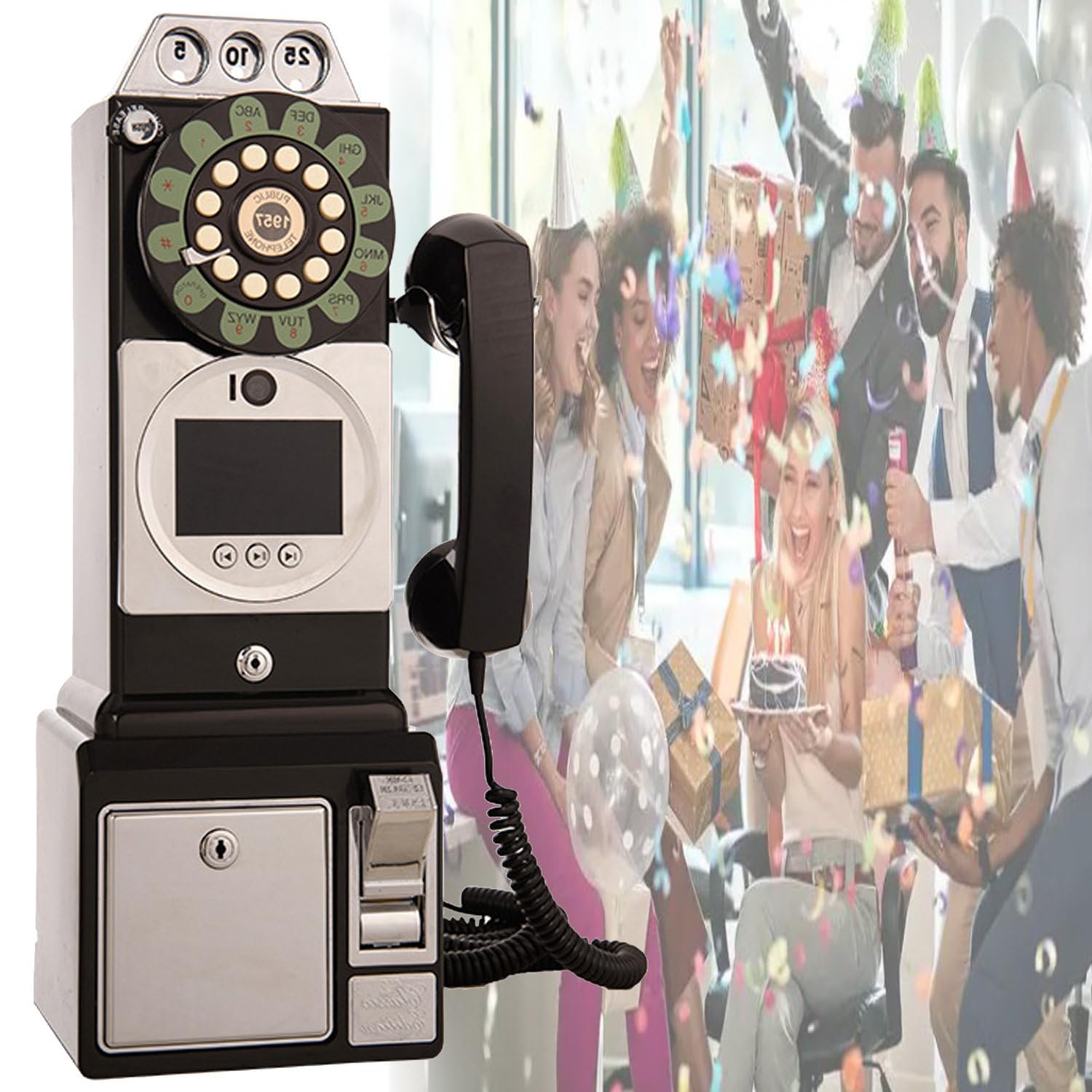 Libro degli ospiti audio e video per matrimoni, registra messaggi audio e video in HD, con schermo da 3,5 pollici, conserva le tue occasioni speciali, per una varietà di feste memorabili. Black-32G