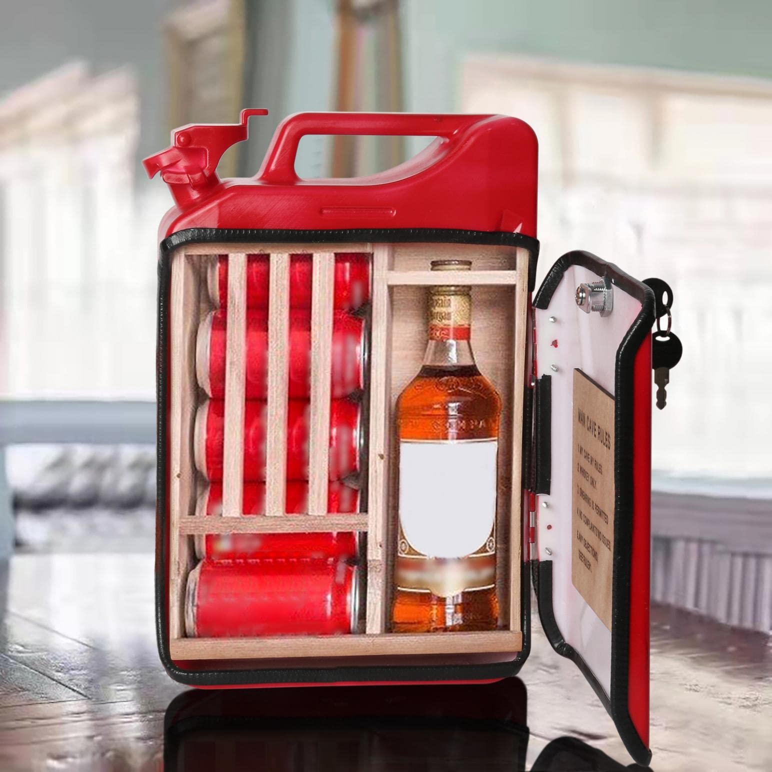 Buy Christmas Jerry Can Mini Bar, My Cave My Rules, Jar Bar Set, Gift