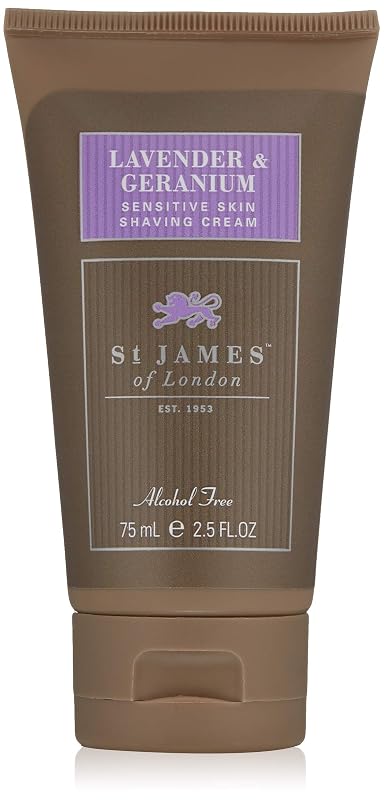 St James of London Creme de Barbear em Tubo, 75 g
