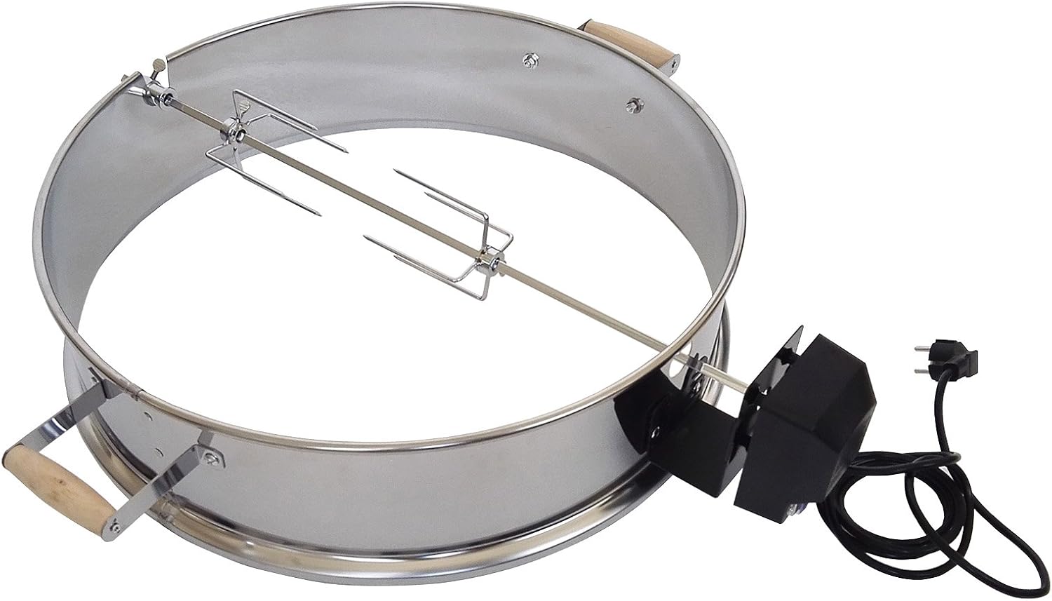 Elektrischer Grillspieß Mit Motor - 360° Automatik Drehung Für Bis Zu 8 Kg Fleisch