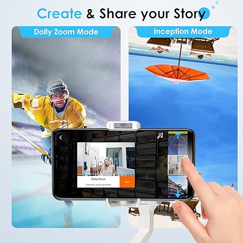 Miniatura 4 de Estabilizador de cardán de 3 ejes  cardán plegable ligero de 05 libras para smartphone iPhone 12 Pro Max1211XSMax con inicio automáticozoom de