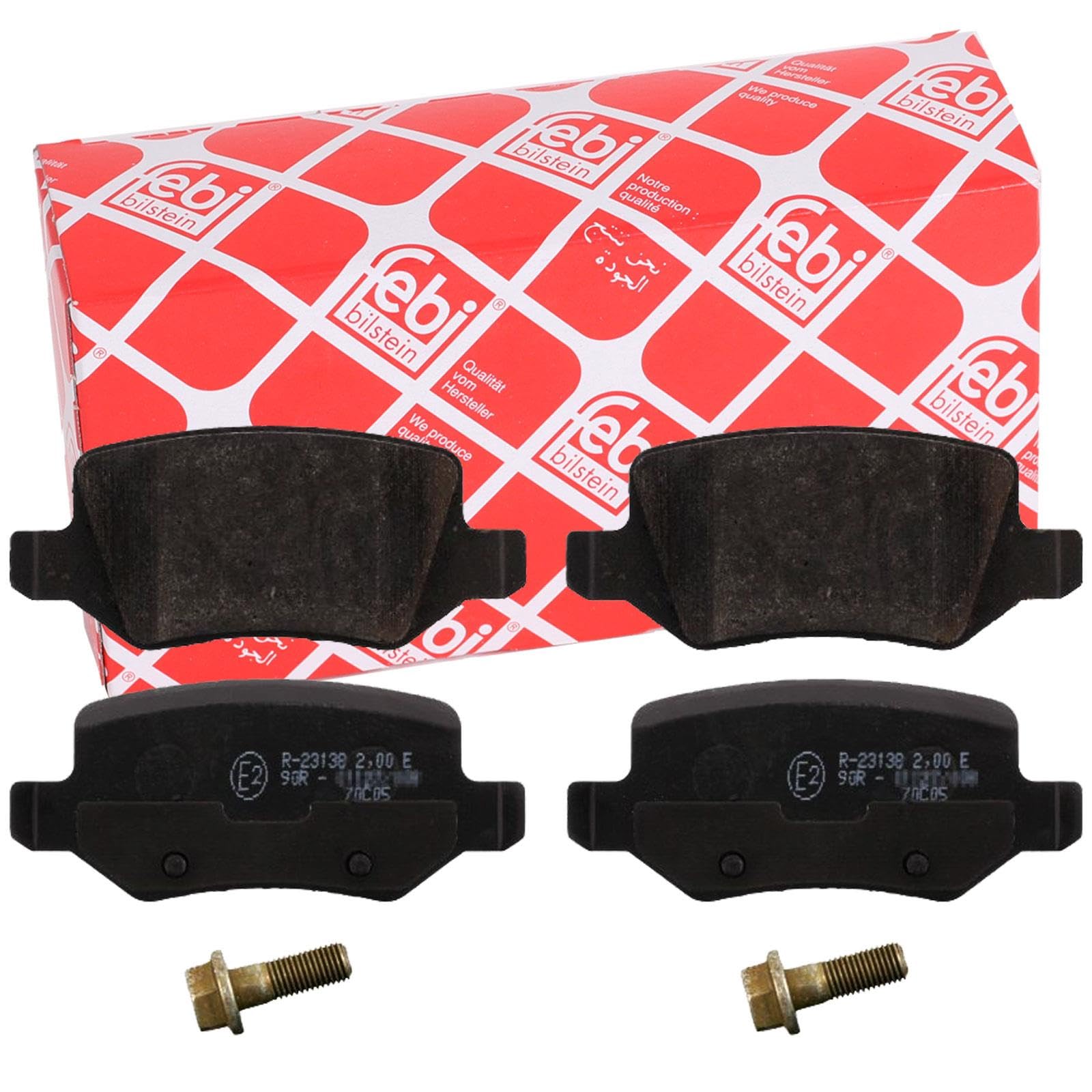 BRAKE PAD SET DISC BRAKE 16525 FOR MERCEDES-BENZ M266.960/980 OM640.941 2.0L