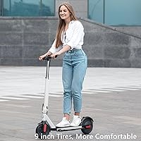 Vista 9 de Caroma Electric Scooter Adults, 350W/500W Motor, Top Speed 20/25 Mph & 30 Miles Range, 8.5" Solid Tires, Cruise Control E Scooter for Adults