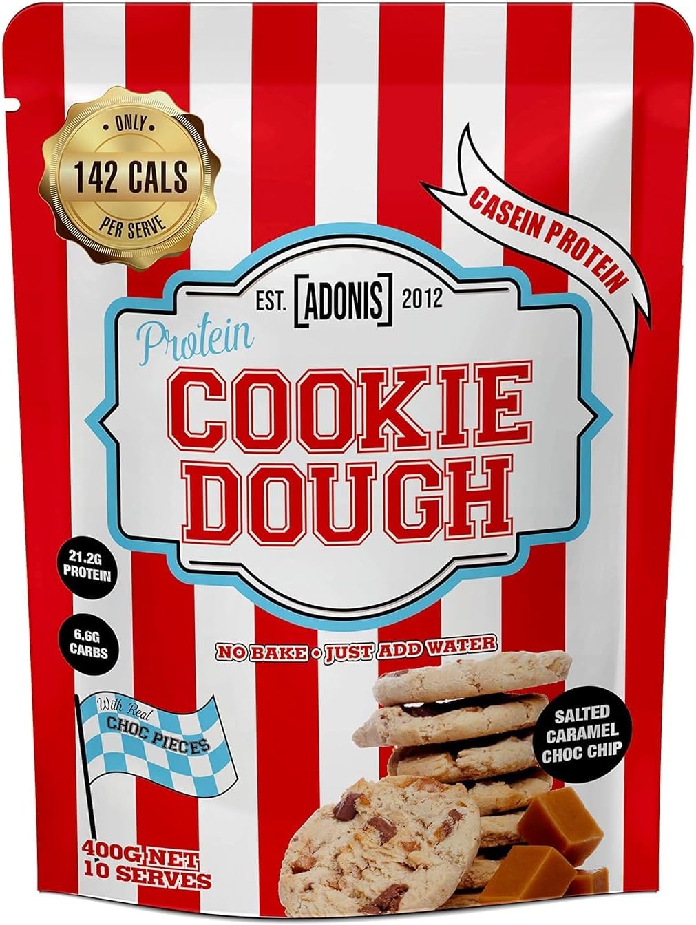 Adonis Cookie Dough Salted Caramel 400g