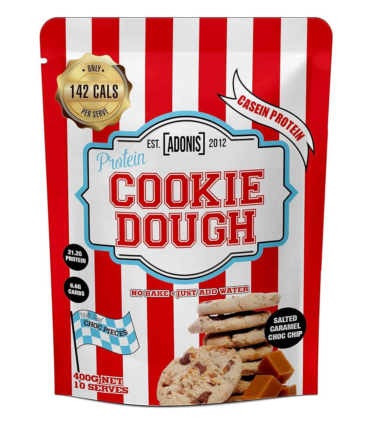 Adonis Cookie Dough Salted Caramel 400g