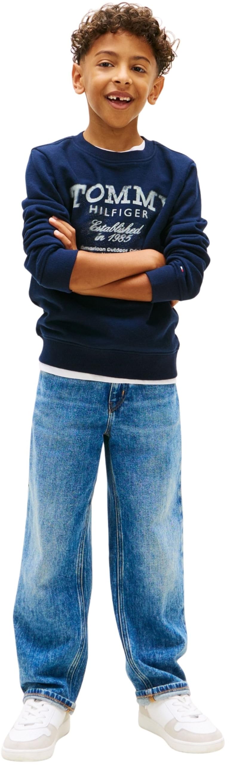 Tommy Hilfiger Sudadera sin Botones para Niños