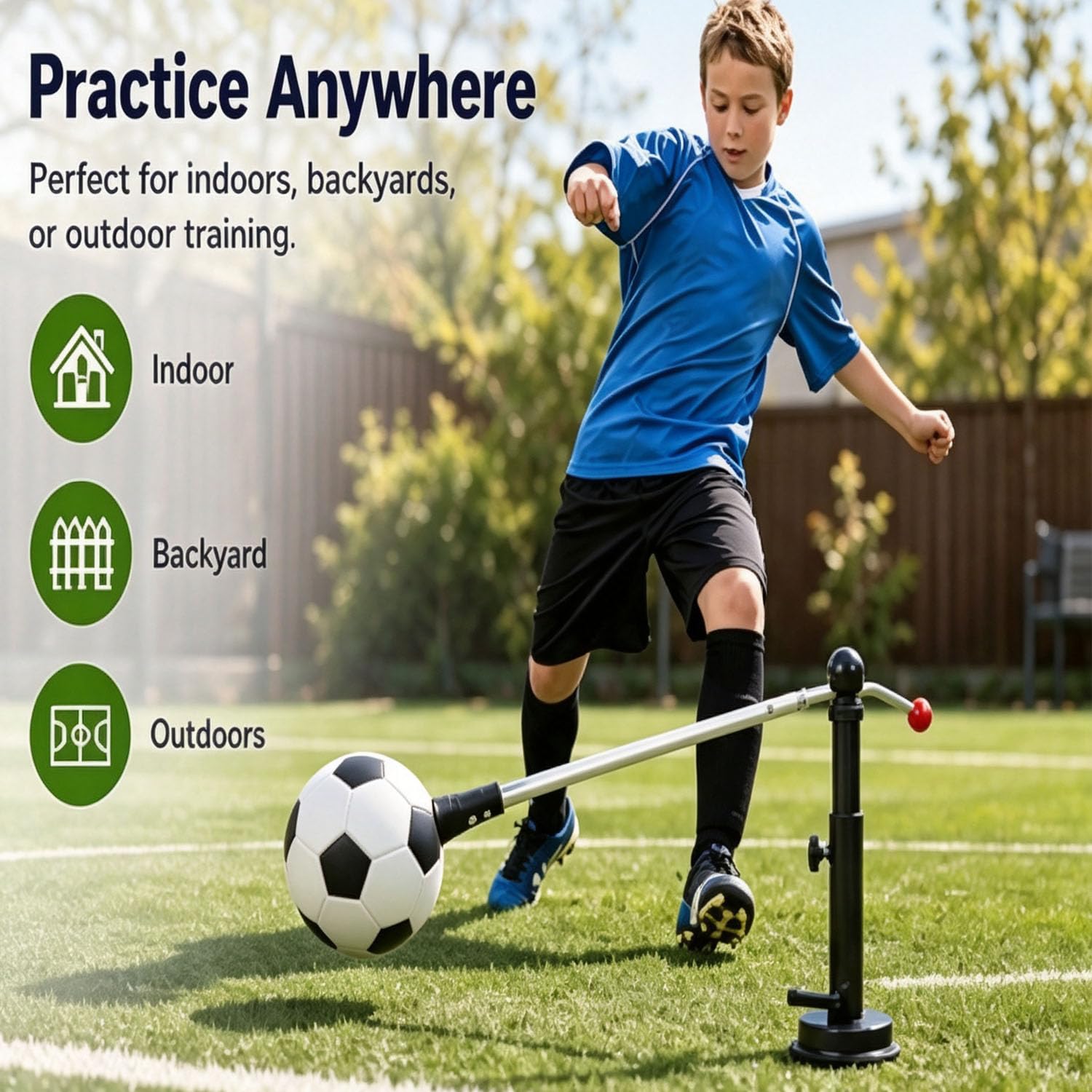 Piłka nożna 360 Kicker, kontrola piłki, drybling, pomoc ćwiczeniach podań