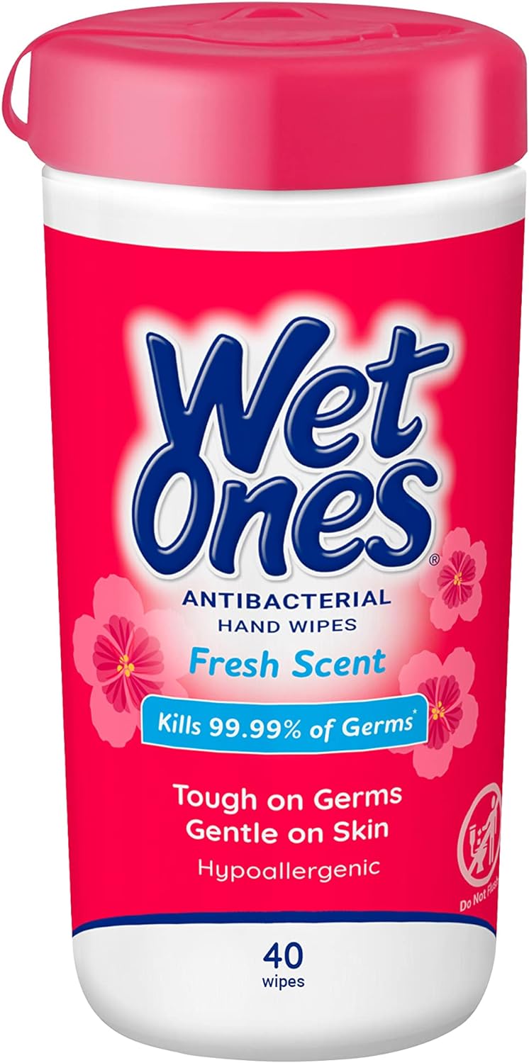 Wet Ones Antibacterial Hand Wipes, Fresh Scent Wipes