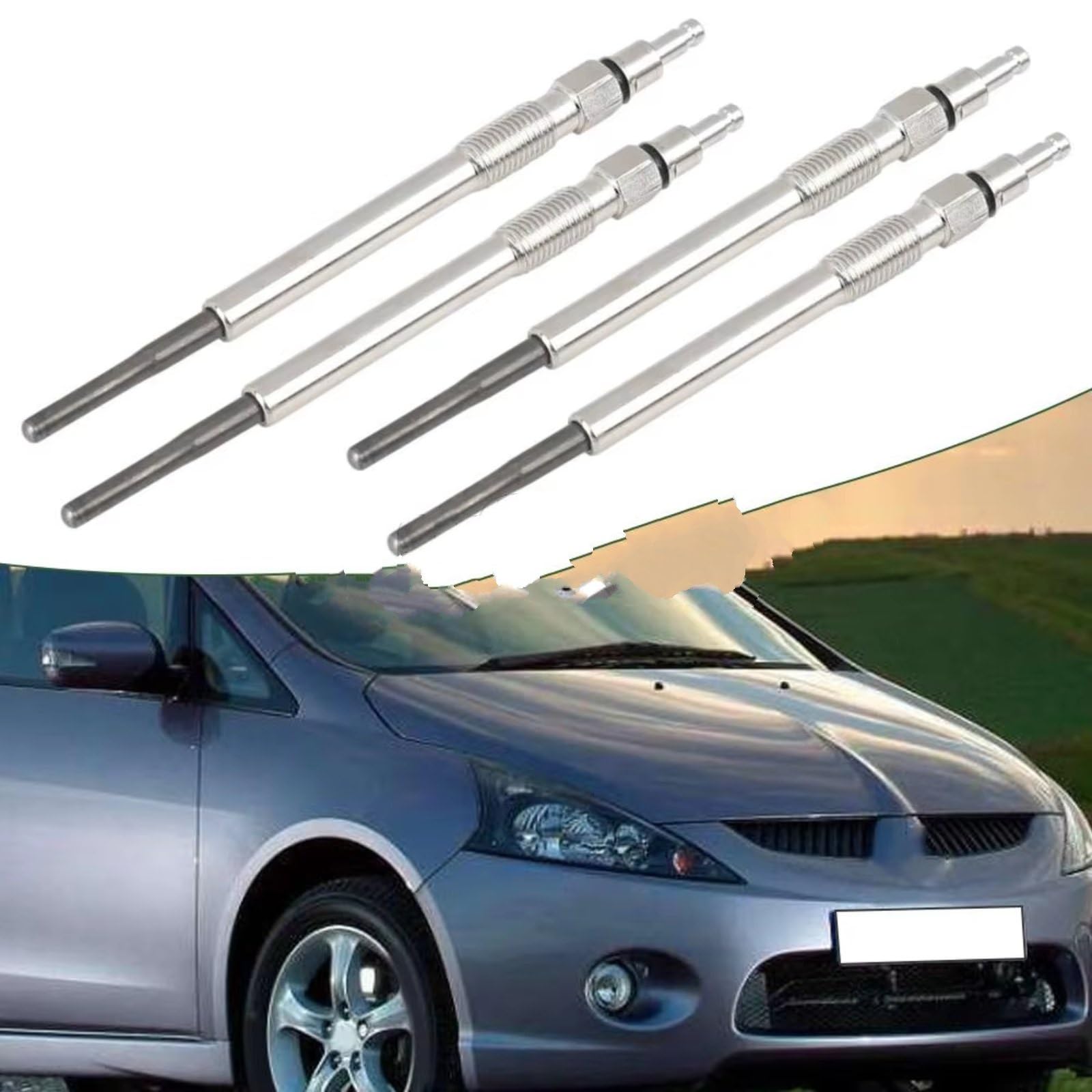 Compatibile con A3 8P1 8PA 2003-2013, A4 8EC B7 8ED B7 2004-2008, A6 4F2 C6 4F5 C6 2004-2011, candelette di preriscaldamento Diesel MN980234