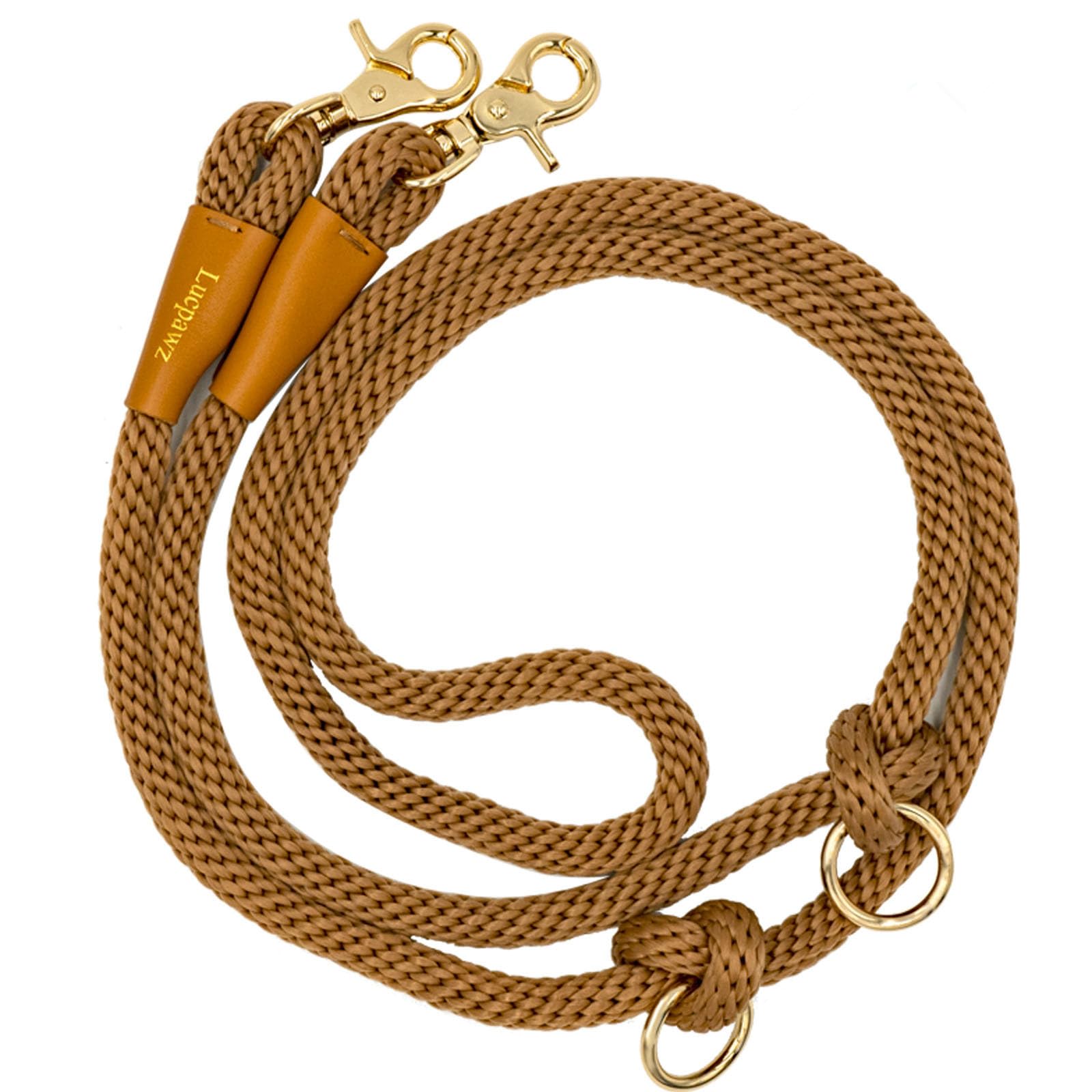 7FT Multifunctional Rope Dog Leash,Hands Free Crossbody Rope Leash