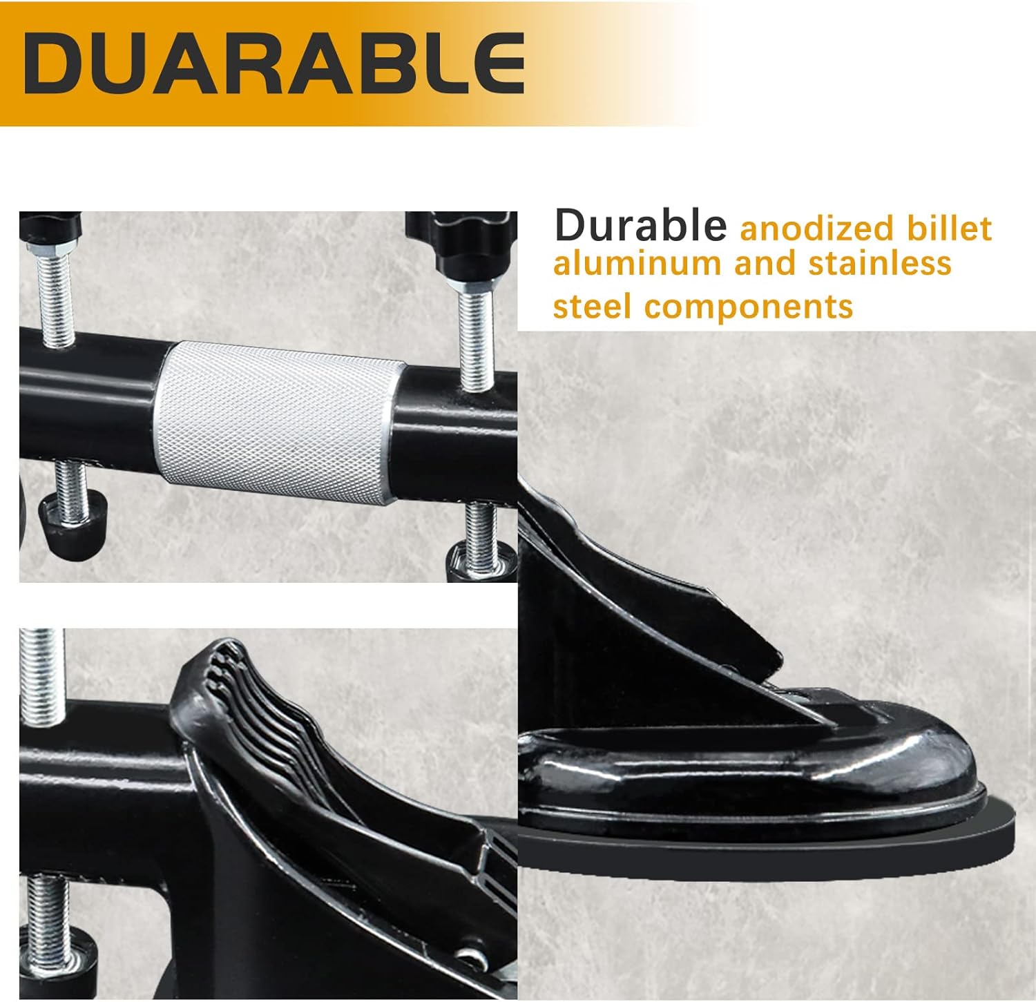 WIRELEL Seam-Setter for Granite Tile Suction Cup for Stone Seam Joining and Level Counter Top Installation Tool for Granite Stone Marble Slab Glass, Medium : Tools & Home Improvement