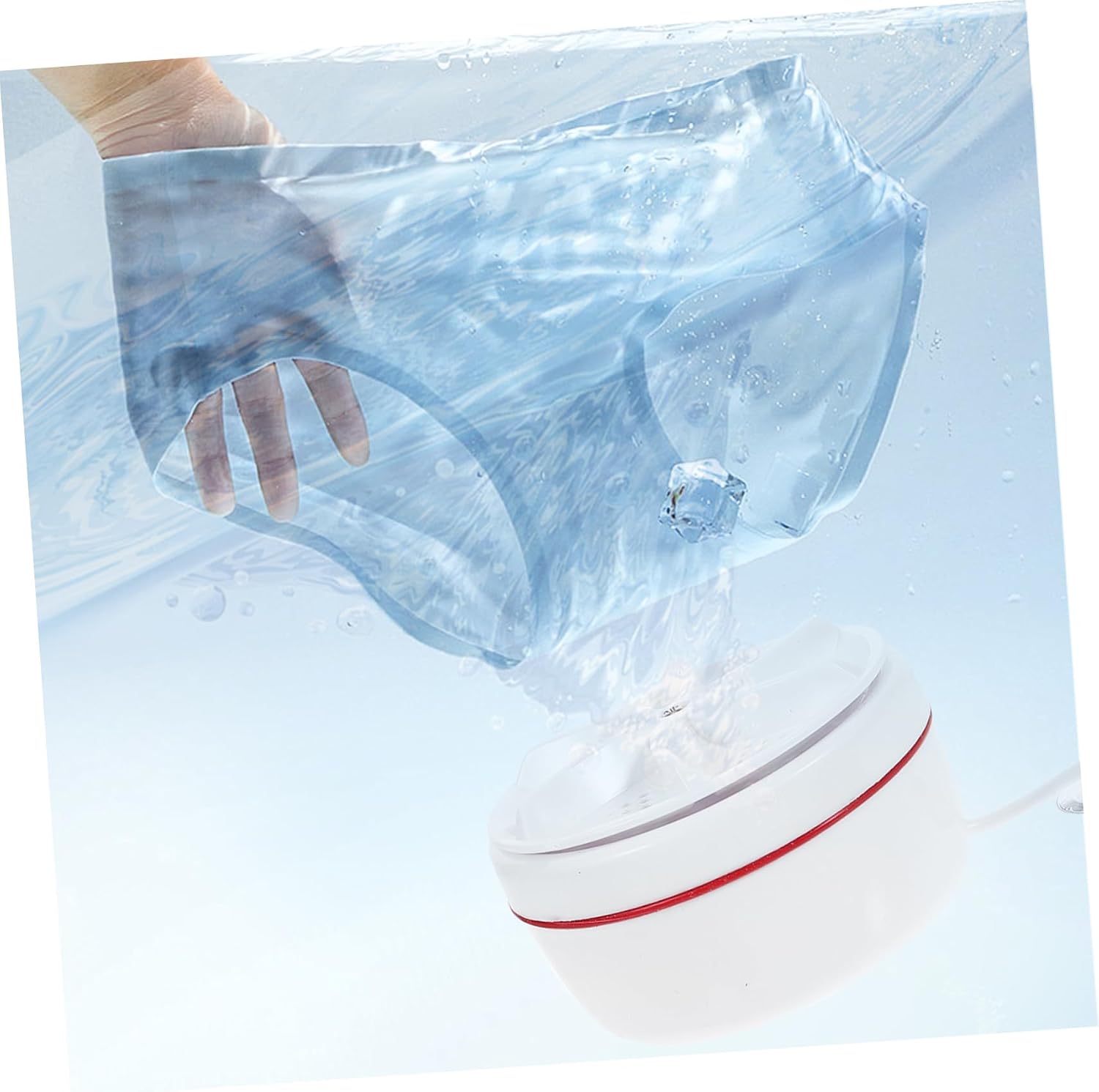SHOWERORO USB Portable Mini Washing Machine 30W High-Speed Washer for Travel Home RV and Dorm Compact Rechargeable Clothes Washer Sink Compatibility