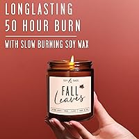 Vista 33 de Mulled Cider Candle, Fall Candles I Apple Cider Candle w/Cinnamon & Nutmeg - Infused w/Essential Oils I Mulled Cider Fall Scented Candles (Soy) for