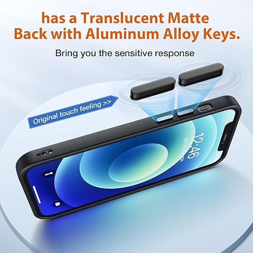 Miniatura 7 de Funda magnética fuerte para iPhone 1212 Pro compatible con MagSafe funda protectora a prueba de golpes para iPhone 1212 Pro de 6.1 pulgadas, color