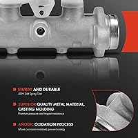 Vista 2 de A-Premium Cilindro maestro de freno con depósito y sensor compatible con vehículos Subaru - Outback 01-04, Forester 98-02, Impreza 02-07, Legacy