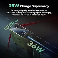 SMALLRIG NP-F970 Akkumulátor 10500 mAh - Sony Kamerákhoz, PD 36W USB-C Gyorstöltés, OLED Kijelző, Videó Lámpákhoz, Kamerákhoz, Zöld 2