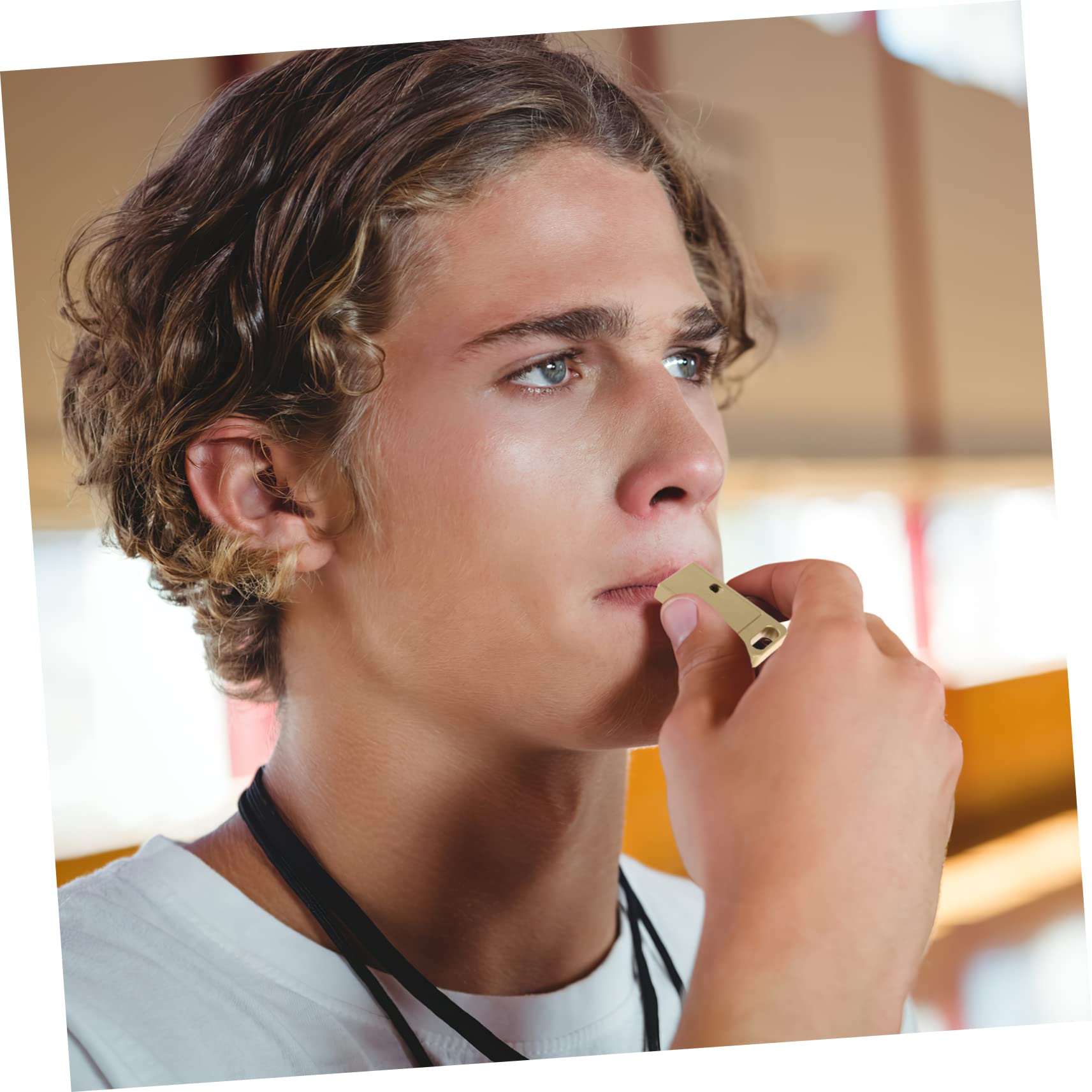 VICASKY Whistle Emergency Survival Hiking Whistle Safety Mini Loud Portable Brass Craft