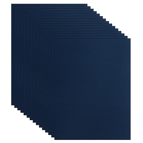 Guakicae 100 Sheets Navy Blue Cardstock 8.5 x 11 Scrapbooking