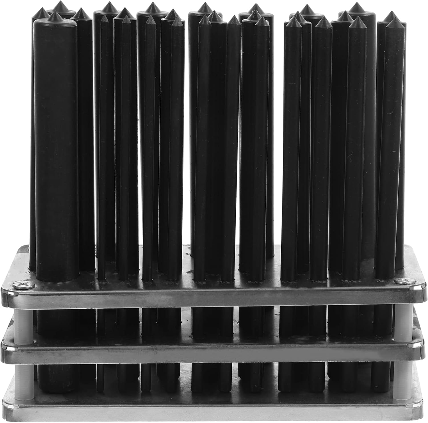 Angoily Cylindrical Punch Kit 28pc Steel Punch Set with Single Hole Puncher for Mechanical Repair