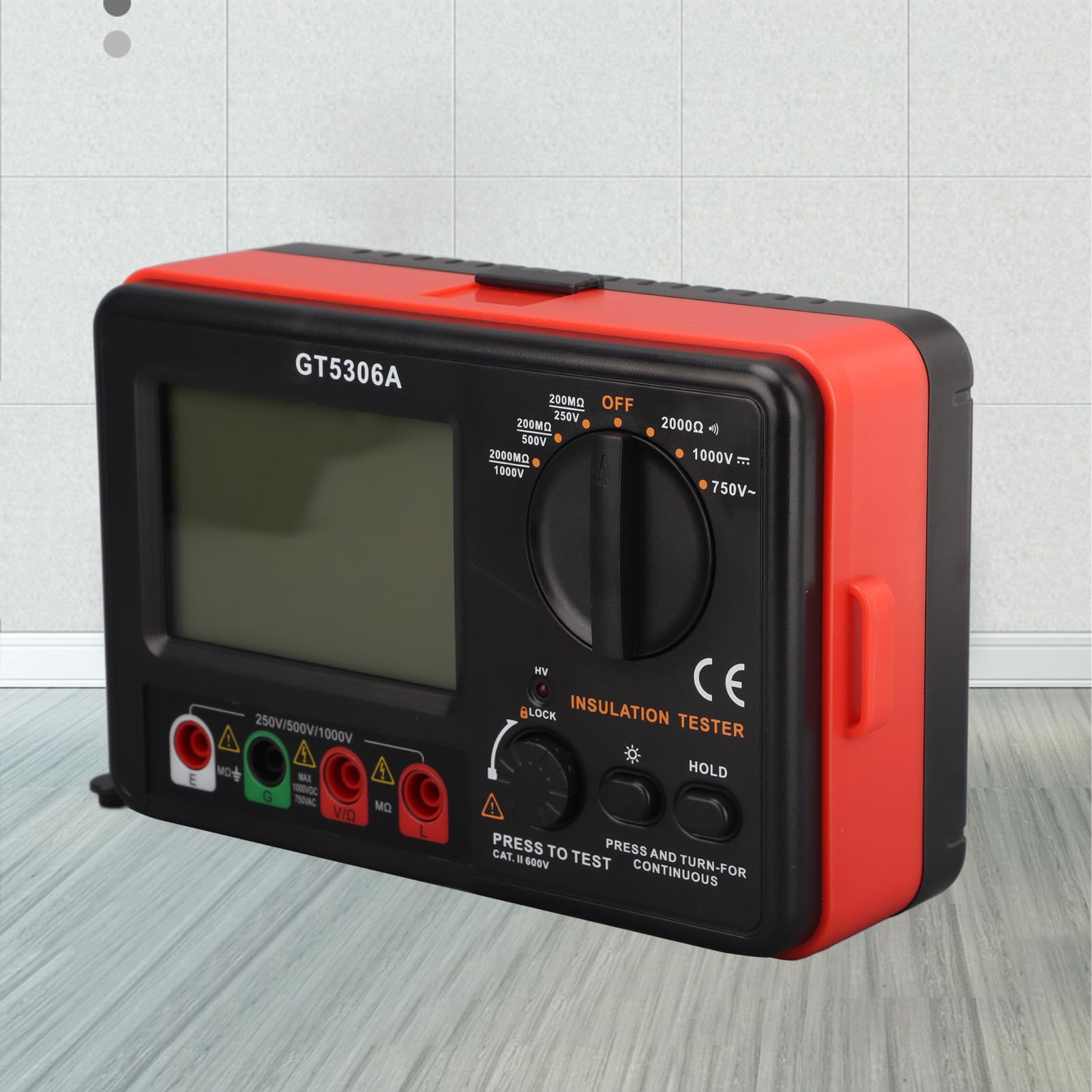 Cyfrowy Tester Rezystancji Izolacji Wyświetlacz HD 1000 V
