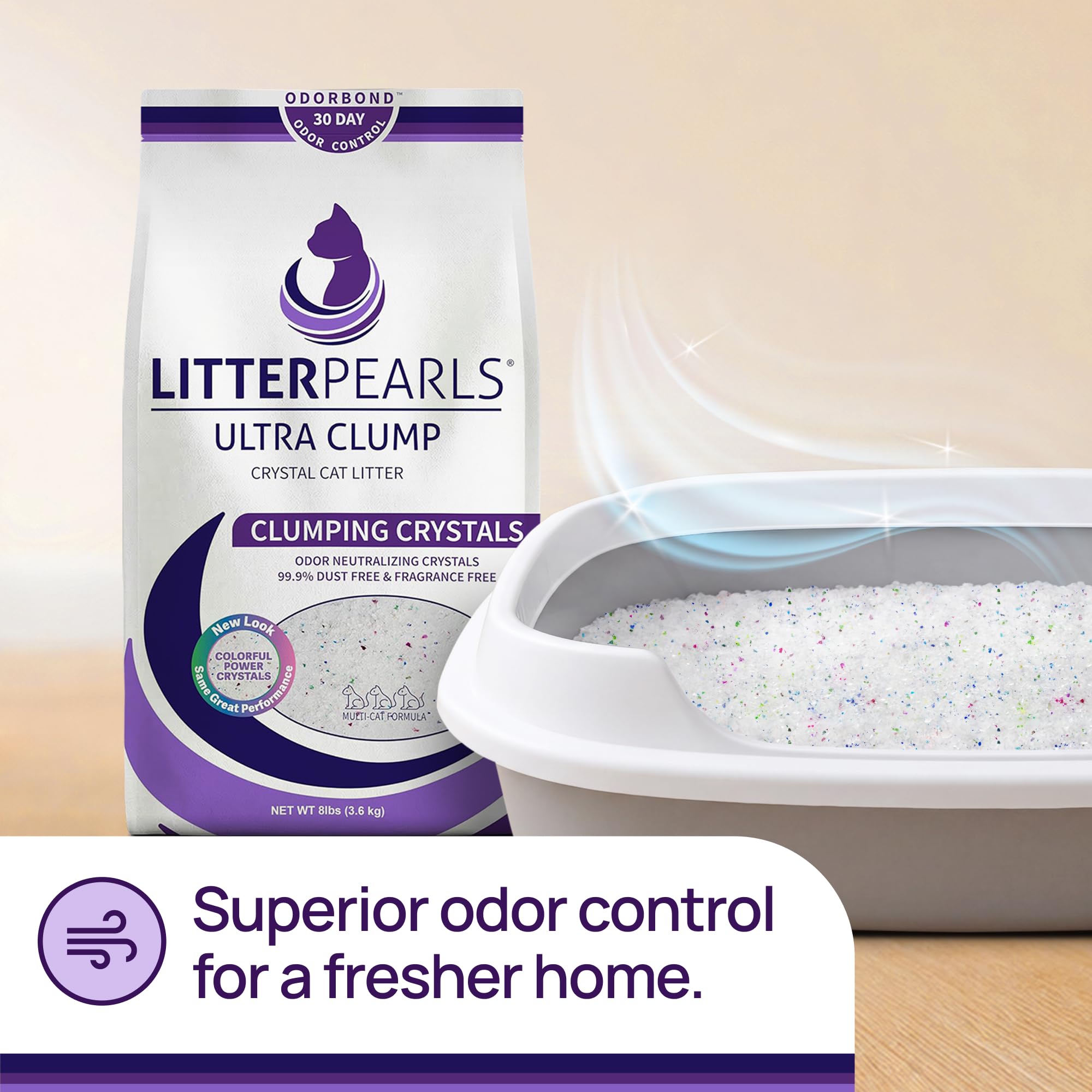 Litter Pearls Ultra Clump - Arena para Gatos (3,6 kg)