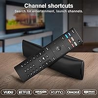 Vista 7 de Control remoto para Vizio Smart TV, paquete de 2 unidades de control universal de repuesto para control remoto Vizio TV, compatible con VIZIO All