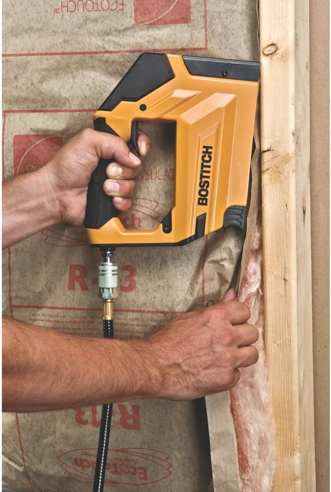 BOSTITCH Crown Stapler, Heavy Duty, 3/8-Inch (BTFP71875) - - 