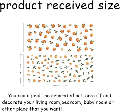 Miniatura 9 de SUPERDANT 2 hojas de calcomanías de pared de flores coloridas hojas y ramitas de PVC autoadhesivas para pared, arte de pared extraíble para