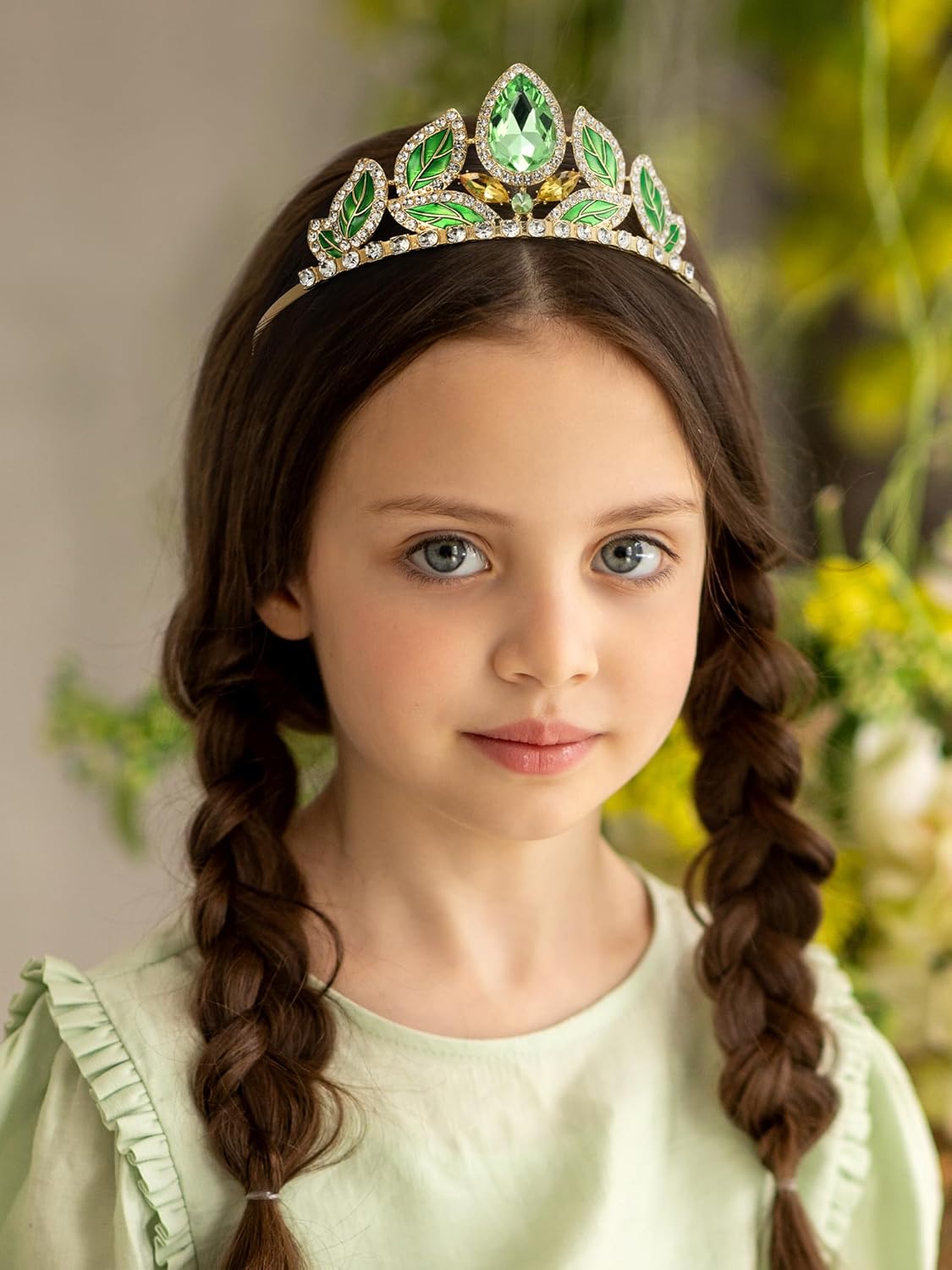 SWEETV Princess Tiara for Little Girls,Tiara Crown Headband Birthday Party Prom Costume Accessories Gift Toddler Kids Baby - Image 2