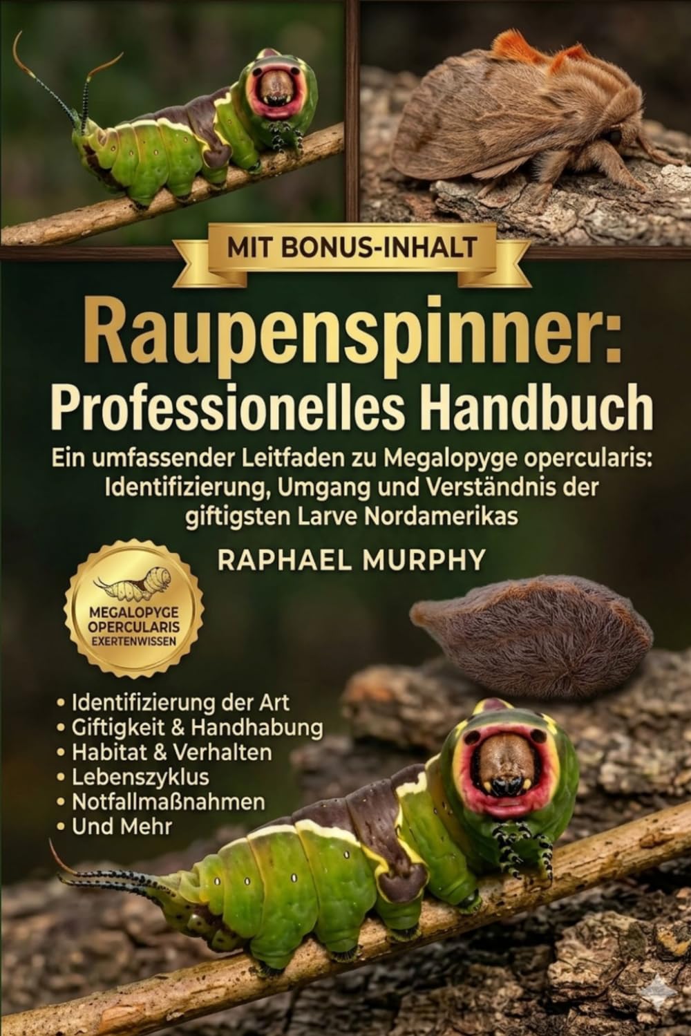 Raupenspinner: Professionelles Handbuch: Ein umfassender Leitfaden zu Megalopyge opercularis: Identifizierung, Umgang und Verständnis der giftigsten Larve Nordamerikas