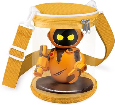 Eilik Cute Robot Pet Display Bag Carrying Case for Eilik DQ Robot Yellow Bag Only
