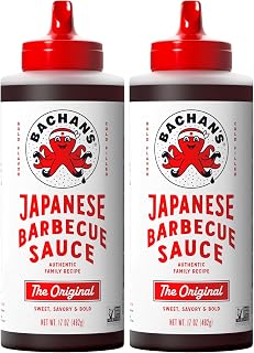 Bachan's Japanese Barbecue Sauce, Original, 17 Oz, Non GMO, No Preservatives, Vegan, BPA free, BBQ Sauce for Chicken, Beef, Pork, Noodles, and More (Pack of 2)