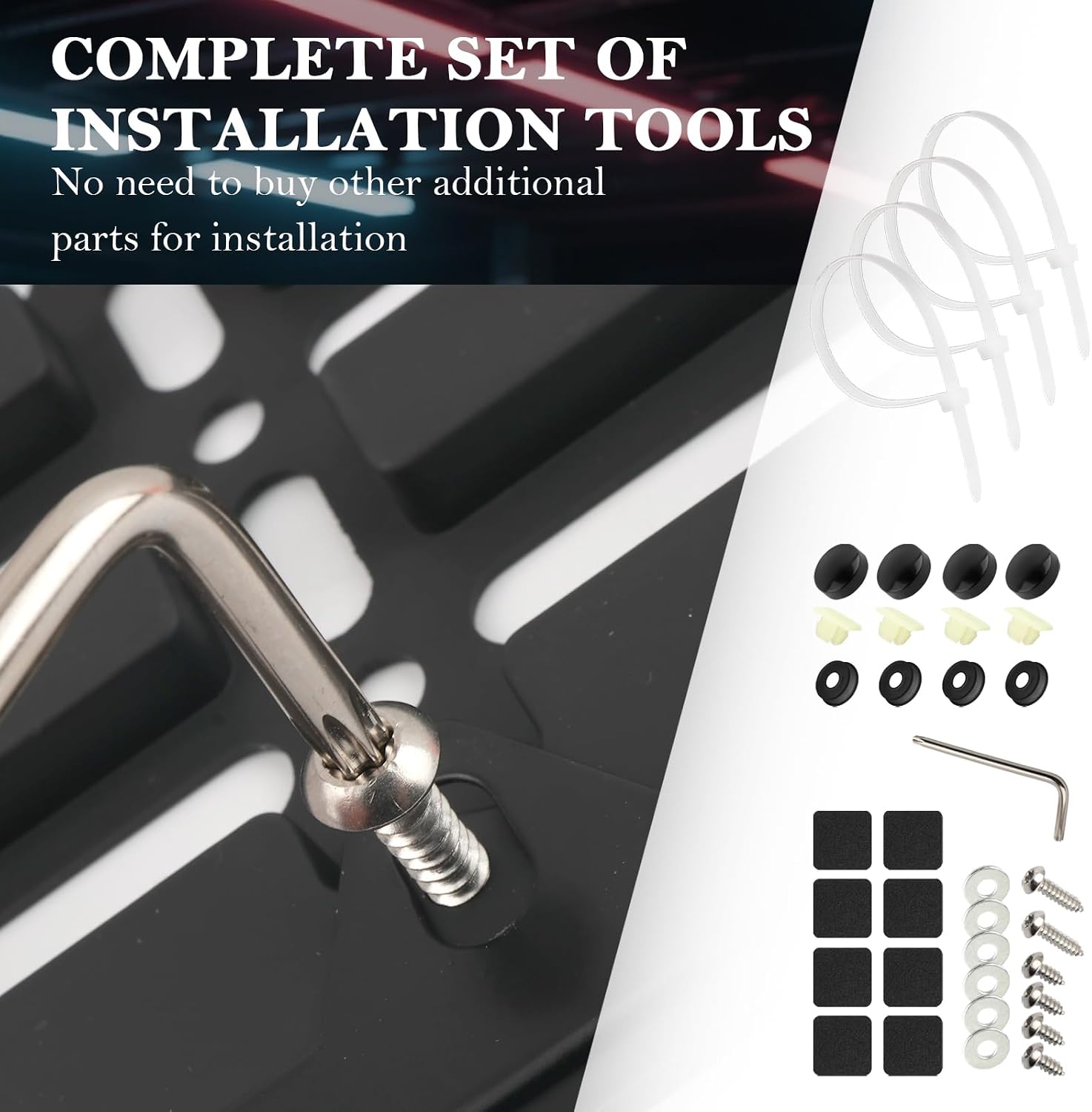Licence Plate Frame Holder,Practical No Drill Front License Plate Bracket for License Plates Fixing,Universal Front Licenses Plates Mount Car Accessories with Screwed
