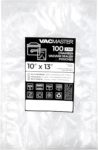 VacMaster 30776 - Bolsas de cámara de 5 mil, 10 x 13 pulgadas, 1000 por caja