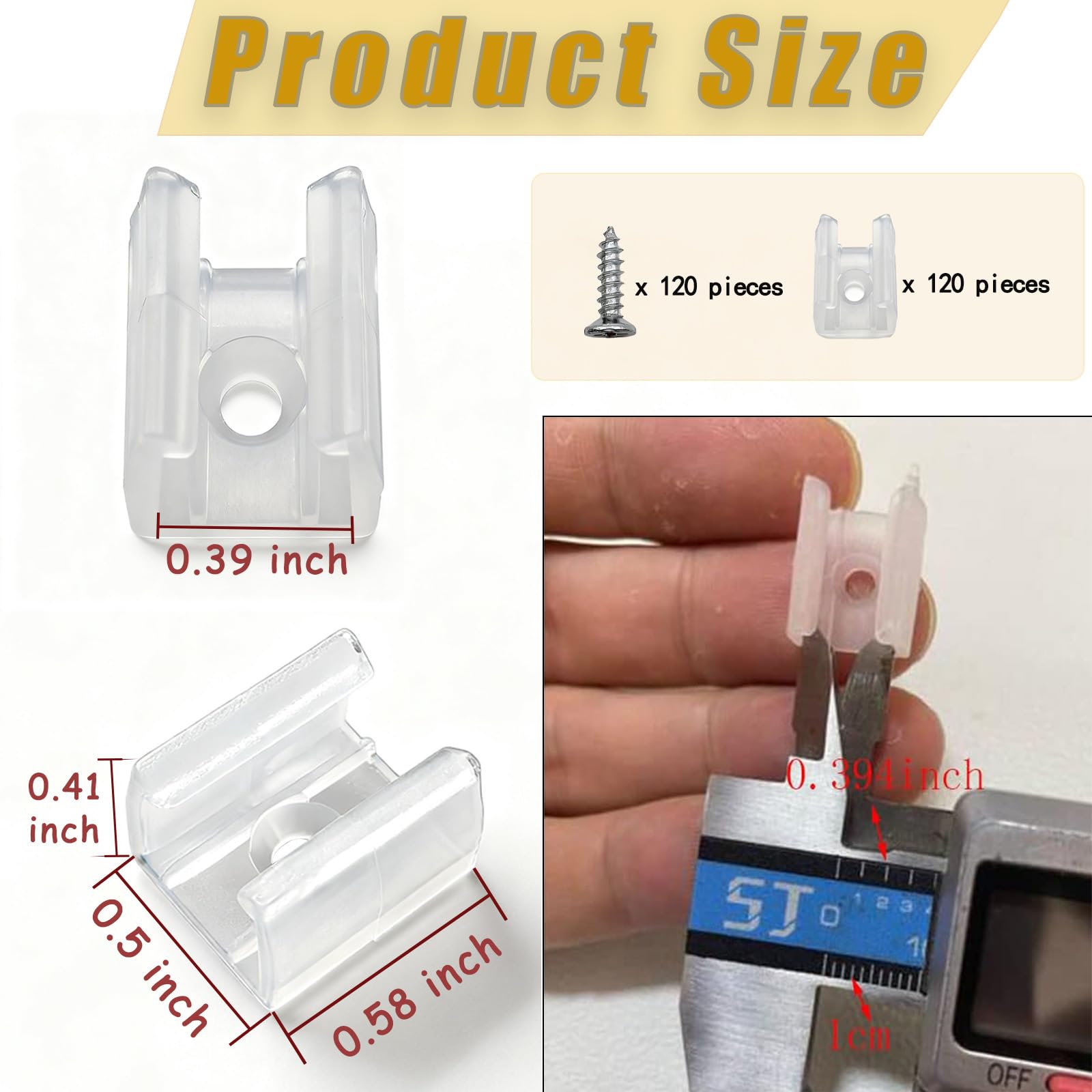 LED Strip Clips - Secure Your Neon Signs -2