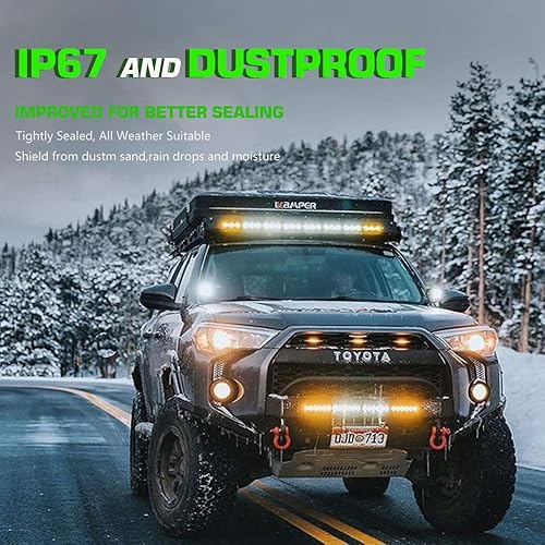 Miniatura 6 de 2 luces LED de 48 W y 3 pulgadas, luces de conducción todoterreno, combo de inundación, barras de luz LED, luces antiniebla, luz de trabajo LED