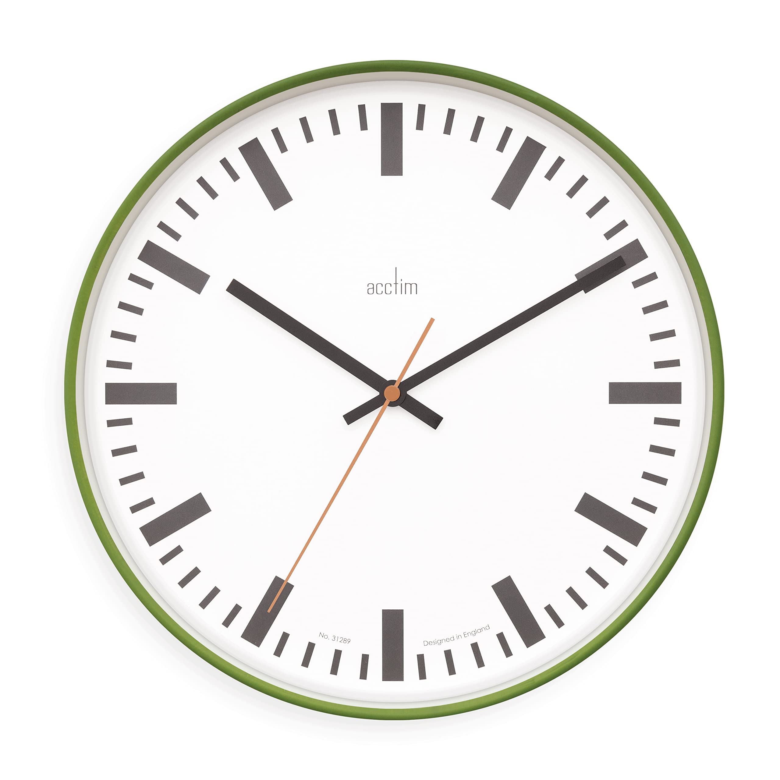 Acctim Victor 30cm Bright Station Wall Clock (Grass)