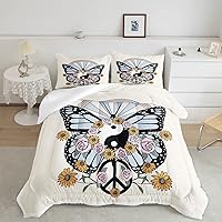 Vista 65 de CVHOUSE Juego de ropa de cama Kawaii tamaño Queen, juego de ropa de cama de conejo Kawaii para niñas y niños, lindo juego de edredón de conejo