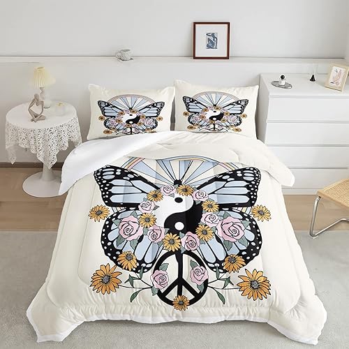 Miniatura 8 de CVHOUSE Juego de ropa de cama de tractor para niños, edredón de excavadoras tamaño individual, juego de edredón de camiones de dibujos animados para