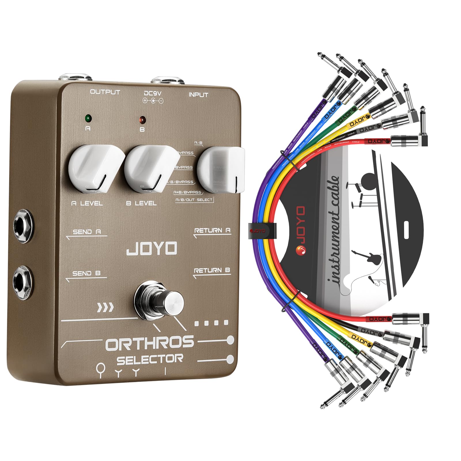 Amazon.com: JOYO JF-24 Line Selector Guitar Pedals 6 Mode