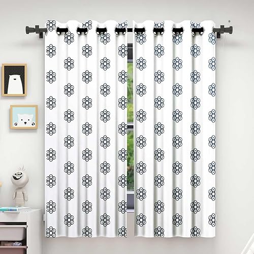 Miniatura 10 de Cortinas de acuarela para sala, cortinas de puerta de hojas de plantas, cortinas para Ventanas de Cuarto 85 pulgadas de ancho por 108 pulgadas de