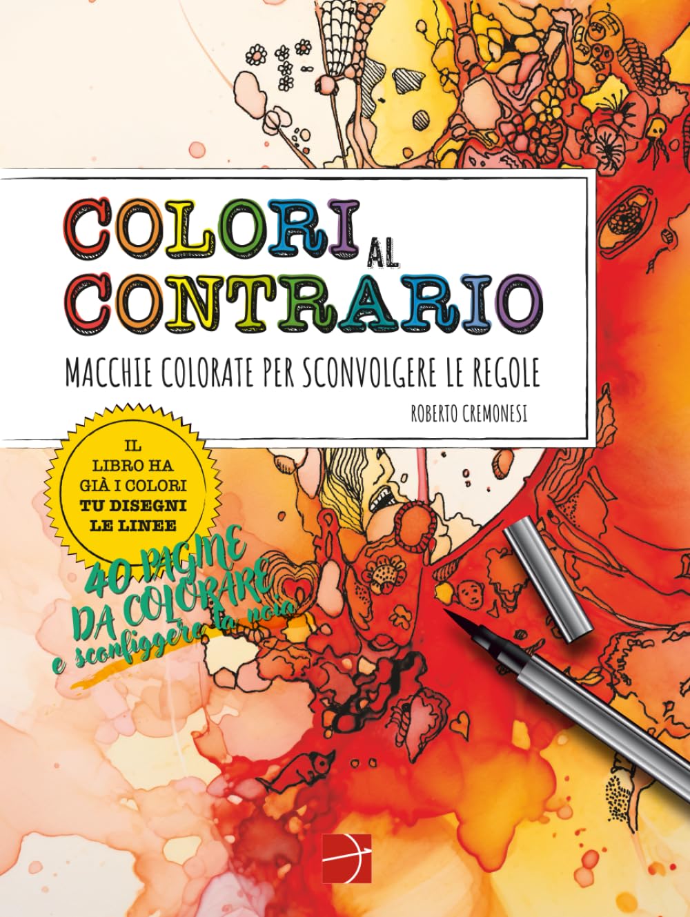 Livre de coloriage inversé aux finitions soignées pour amateurs d'art
