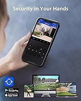 Vista 9 de ANNKE 4K PoE Security Camera System, 12MP H.265+ 8CH NVR with 2TB Surveillance Grade HDD, 6Pcs 8MP IP Cams, Spotlight Color Night Vision, RTSP, IP67