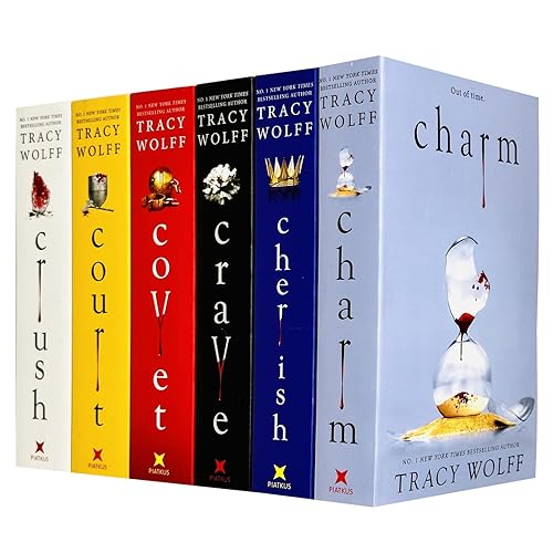 Crave Series 6 Books Collection Set By Tracy Wolff (Crave, Crush, Covet, Court, Charm) - Paperback