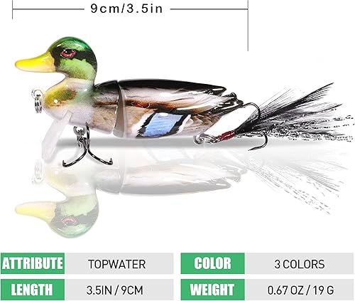 Miniatura 107 de TRUSCEND Swimmax - Señuelos de pesca realistas para agua salada y agua dulce, para trucha lucioperca, lucio, salmón azul, cebo, pesca de lubina, A-4
