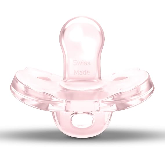 Medela Baby Pacifier | 6-18 Months | Includes Sterilizing Case | 2-Count | Soft Silicone | BPA-Free | Supports Natural Suckling | Pink