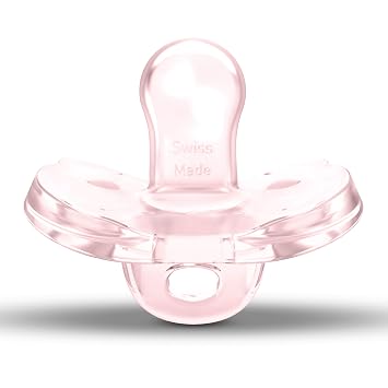 Medela Baby Pacifier | 6-18 Months | Includes Sterilizing Case | 2-Count | Soft Silicone | BPA-Free | Supports Natural Suckling | Pink