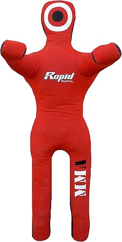 BJJ - Saco de boxeo de lucha libre con MMA, Jiu Jitsu brasileño, Judo Karate, maniquí de boxeo, maniquí de 6 pies sin relleno